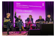 Miranda Sawyer, Marco Pirroni, Gina Birch, Glen Matlock  & Chris Sullivan
