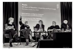 Miranda Sawyer, Marco Pirroni, Gina Birch, Glen Matlock  & Chris Sullivan