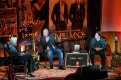 Mariella Frostrup, Jim Kerr & Charlie Burchill