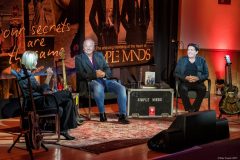 Mariella Frostrup, Jim Kerr & Charlie Burchill